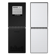 Блокнот ErichKrause MEGAPOLIS® PP корица, А6, каре, 80 л.