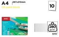 Блок за рисуване с маслени бои А4 MP Artix, 10 листа, 280гр.