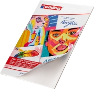 Блок за рисуване edding 30010 за акрилни и маслени бои, А3, 10 листа