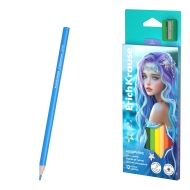 Триъгълни цветни моливи  ErichKrause Aquamarine