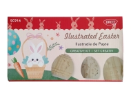 Творчески комплект Daco „Дървени великденски яйца“ 🐣🎨