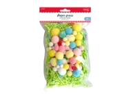 Великденска хартиена трева  с помпони Daco 