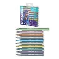 Акрилни маркери ErichKrause® Aquamarine Metallic  с объл връх, 10 цвята