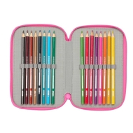 Несесер с три ципа SAFTA KUROMI, 37 части