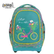 Анатомична раница SCOOL® LET'S GO FOR A RIDE с твърдо дъно, 24L