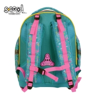 Анатомична раница SCOOL® LET'S GO FOR A RIDE с твърдо дъно, 24L
