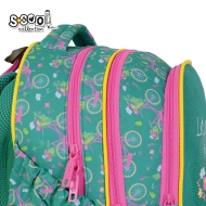 Анатомична раница SCOOL® LET'S GO FOR A RIDE с твърдо дъно, 24L