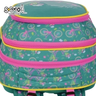 Анатомична раница SCOOL® LET'S GO FOR A RIDE с твърдо дъно, 24L