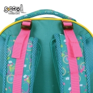 Анатомична раница SCOOL® LET'S GO FOR A RIDE с твърдо дъно, 24L