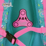 Анатомична раница SCOOL® LET'S GO FOR A RIDE с твърдо дъно, 24L