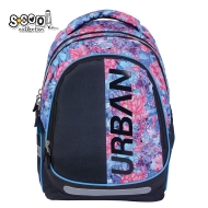 Анатомична раница SCOOL® URBAN FLOWERS, олекотена