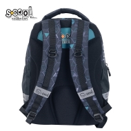 Анатомична раница SCOOL® URBAN DARK BLUE, олекотена