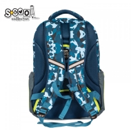 Анатомична раница S-COOL Urban - BLUE & GREEN, 24L