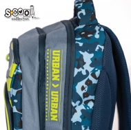 Анатомична раница S-COOL Urban - BLUE & GREEN, 24L