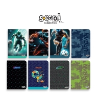 Тетрадки SCOOL А5,60л.,РЕД