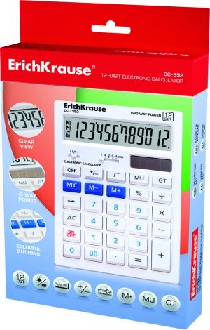 Калкулатор Еrich Krause CС-352, 12 Разряден