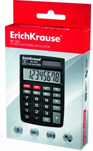Калкулатор Erich Krause PС-101, 8 Разряден