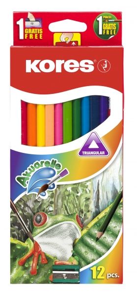 Акварелни моливи AKUARELLE 12 цвята