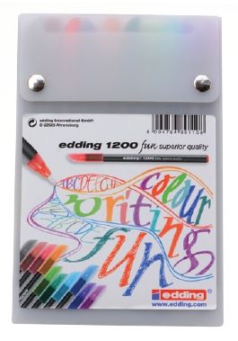 Флумастери E-1200/10S  Fun /10 цвята
