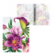 Папка ErichKrause® Tropical Flowers, с пружина, A4 