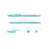 Химикалка ErichKrause® R-301 Stick&Grip Spring 0.7 mm, микс